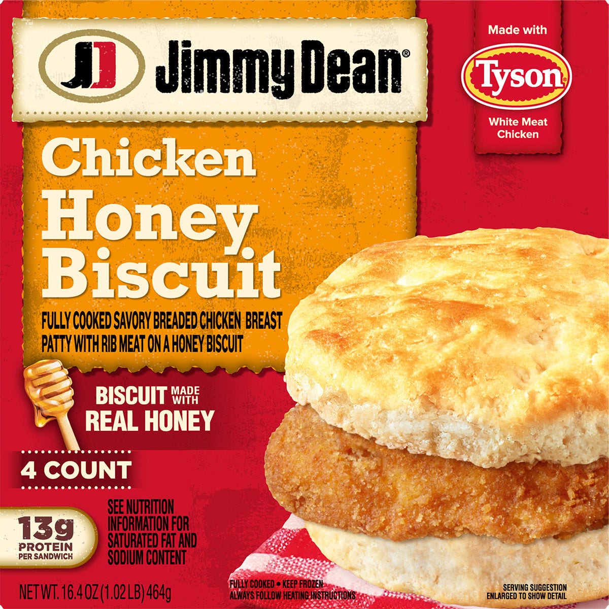 Jimmy Dean Honey Butter Chicken Biscuit
